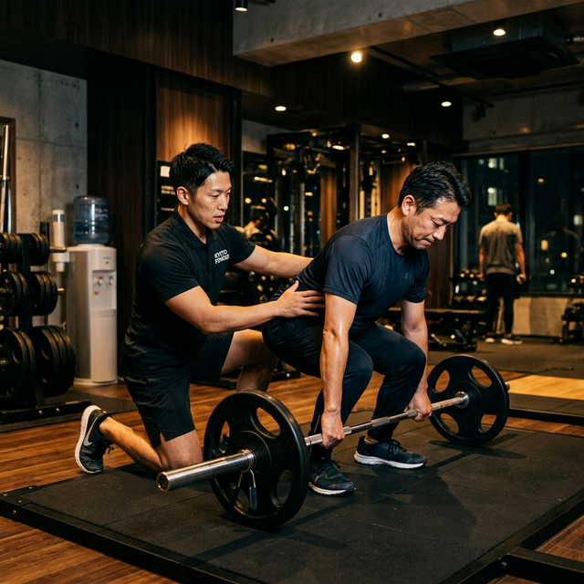 充実したフィットネス設備とトレーニングの様子